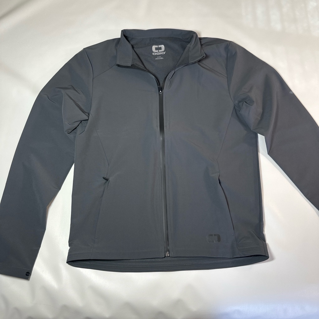 Ogio Mens Golf Jacket Commuter Full-Zip Soft Shell Size Small Water Resistant